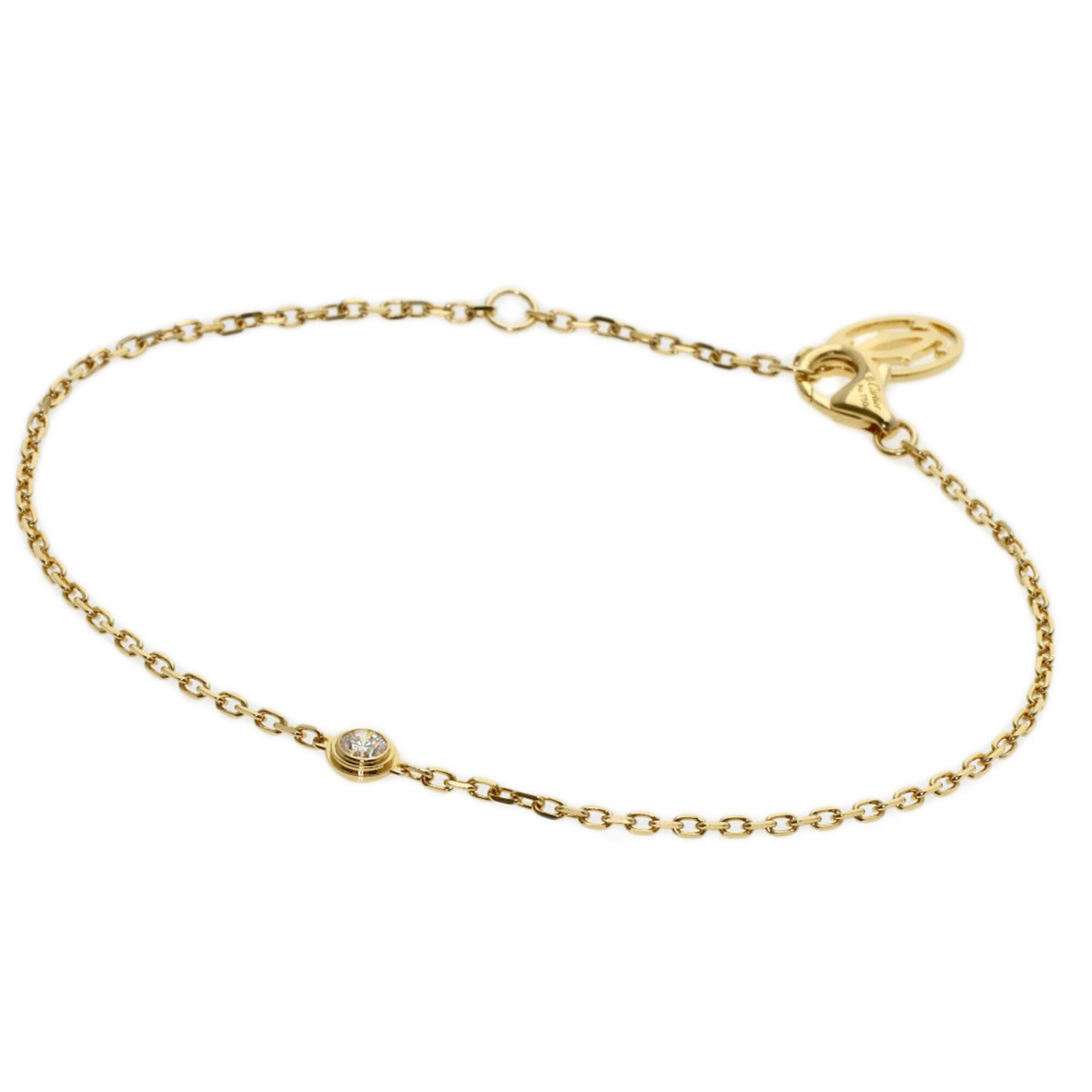 Cartier Diamants LŽgers d\'Amour SM Diamond Bracelet 18K Yellow Gold Women\'s CARTIER