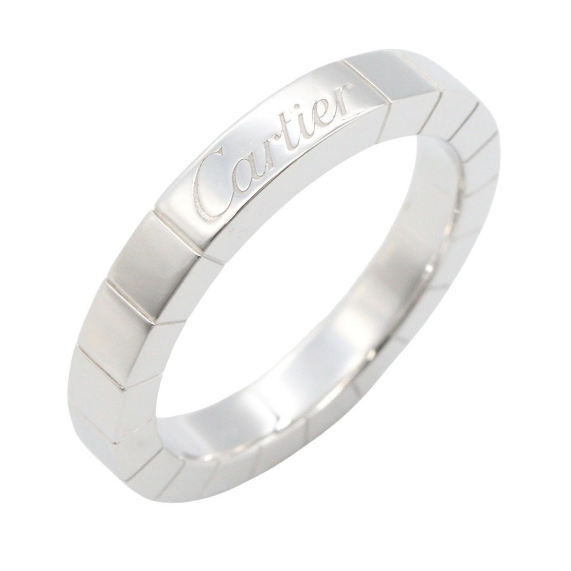 Cartier Lanieres Ring, 18K White Gold (18KWG), Women\'s, Silver Tone, B4045049