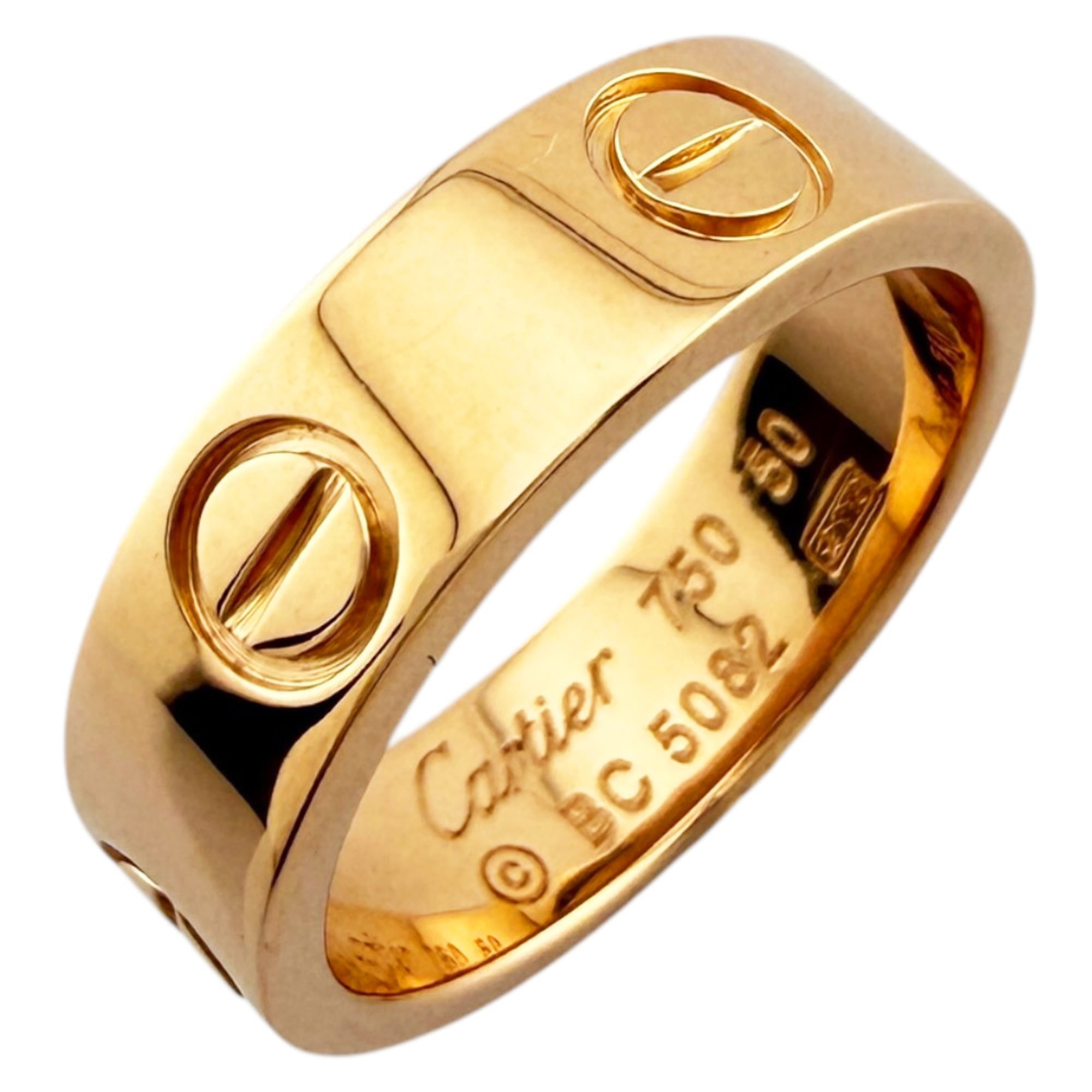 Cartier Love Ring, 18K Pink Gold 50ct, Women\'s CARTIER