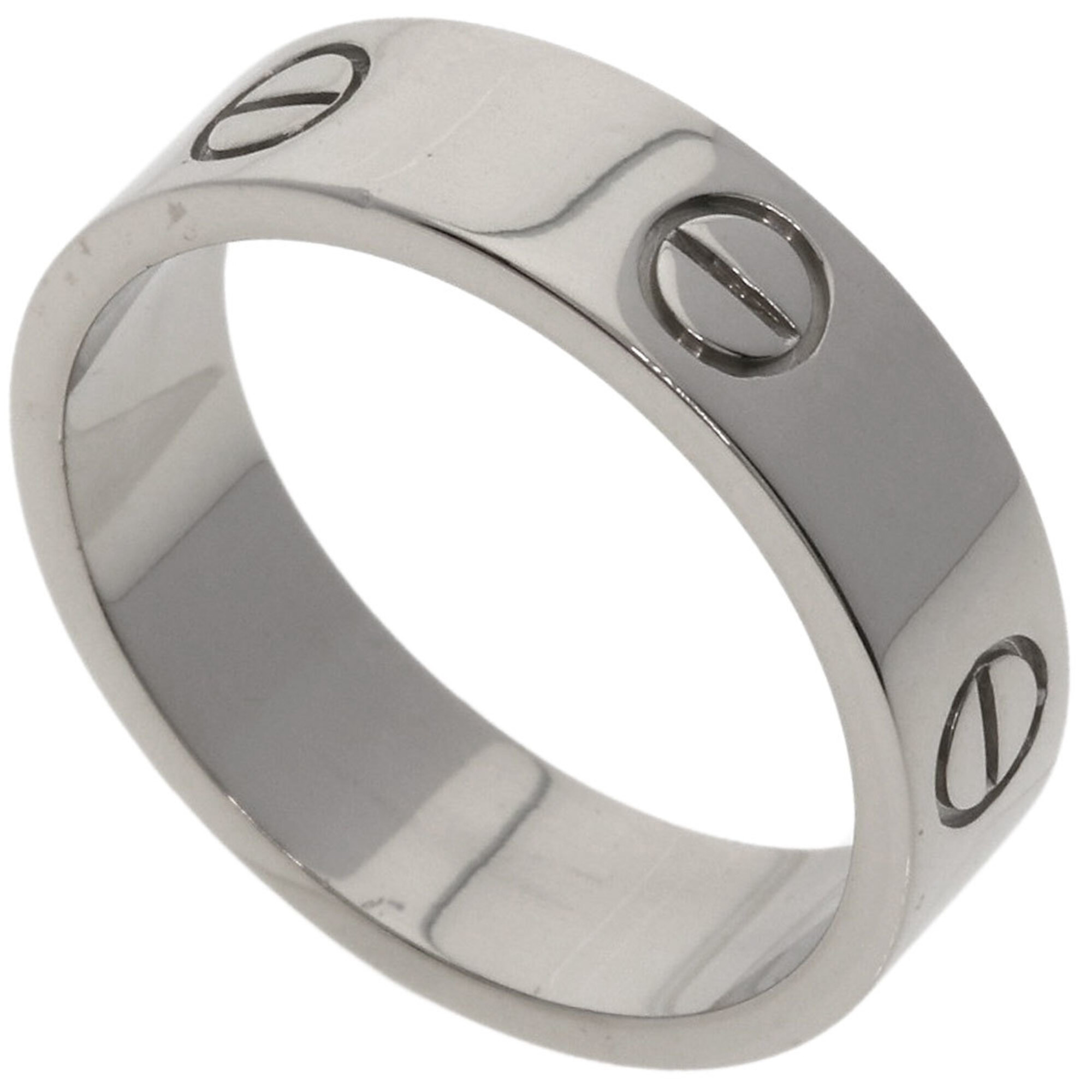 Cartier Love Ring #60, 18K White Gold, Women\'s Ring, CARTIER