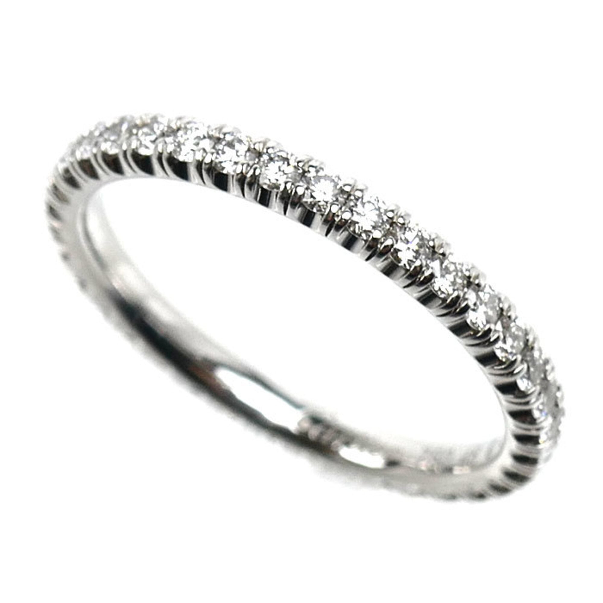 CARTIER Cartier 18KWG White Gold Etincelle de Ring B4077948 Diamond 48 1.7g Women\'s
