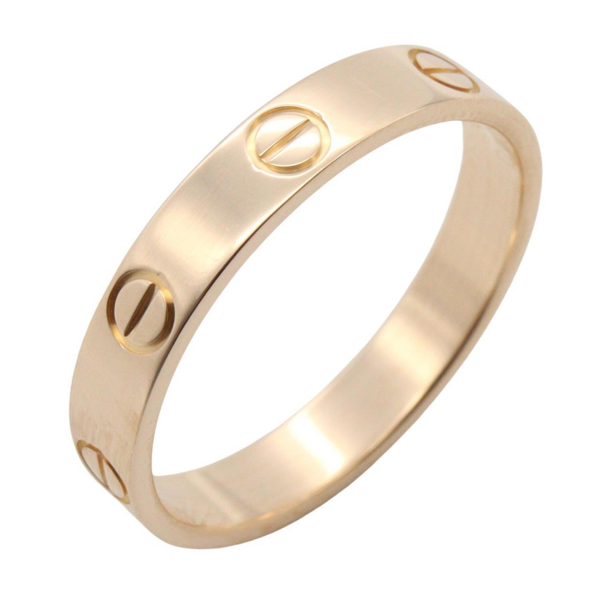Cartier Love Ring, 18K Pink Gold (PG), Men\'s/Women\'s, Tone, B4085000