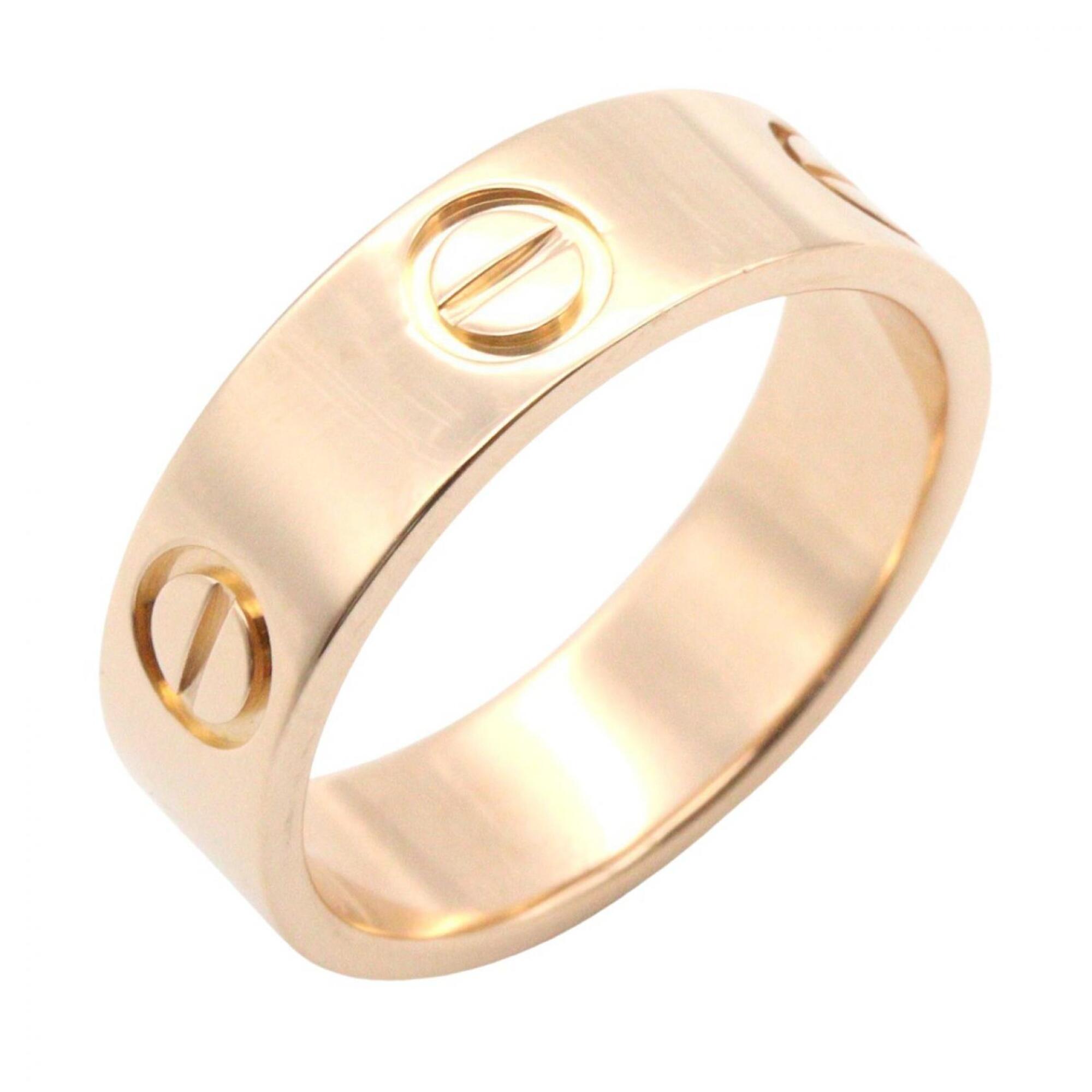 Cartier Love Ring, 18K Pink Gold (PG), Men\'s and Women\'s, Tone