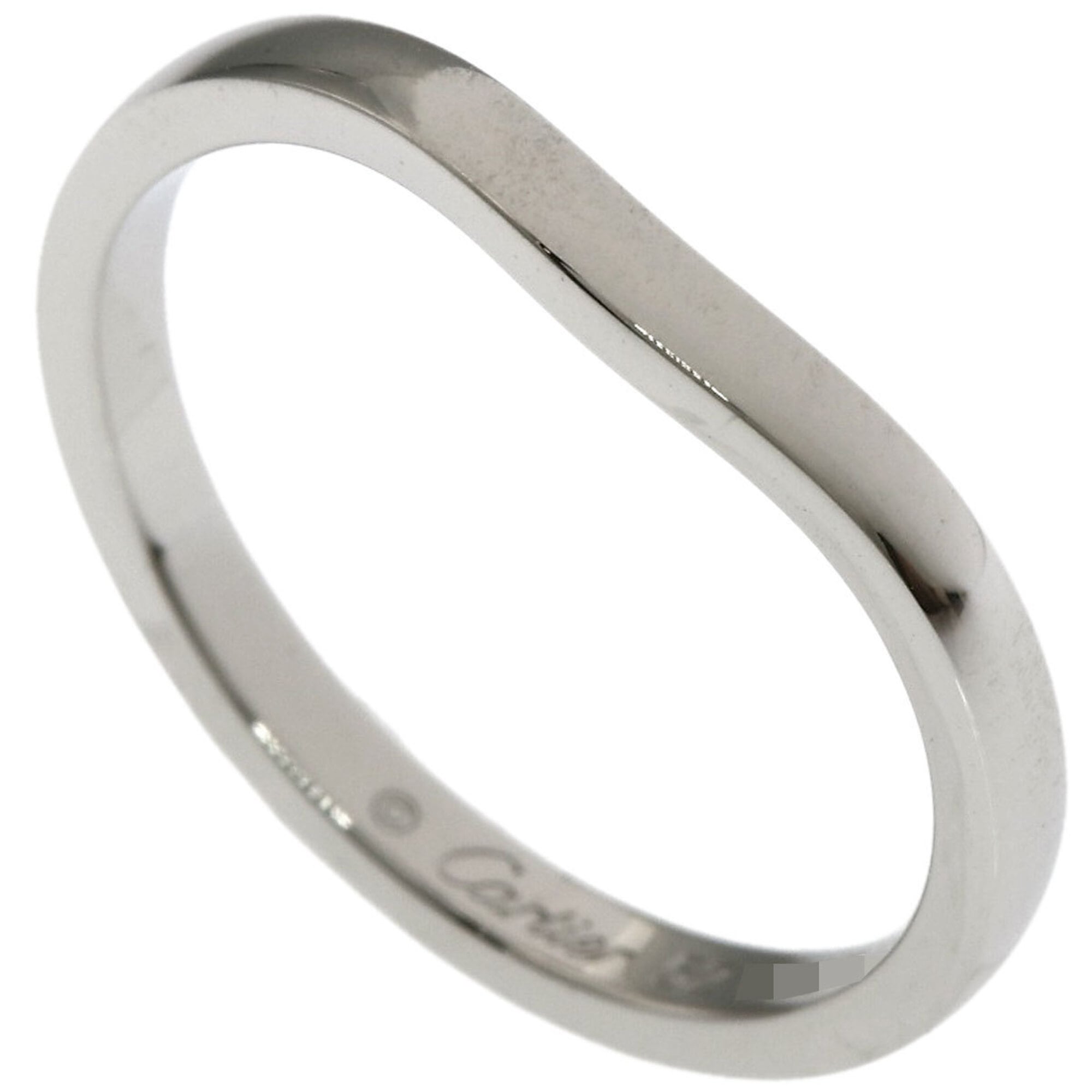 Cartier Ballerina #52 Ring, Platinum PT950, Women\'s, CARTIER