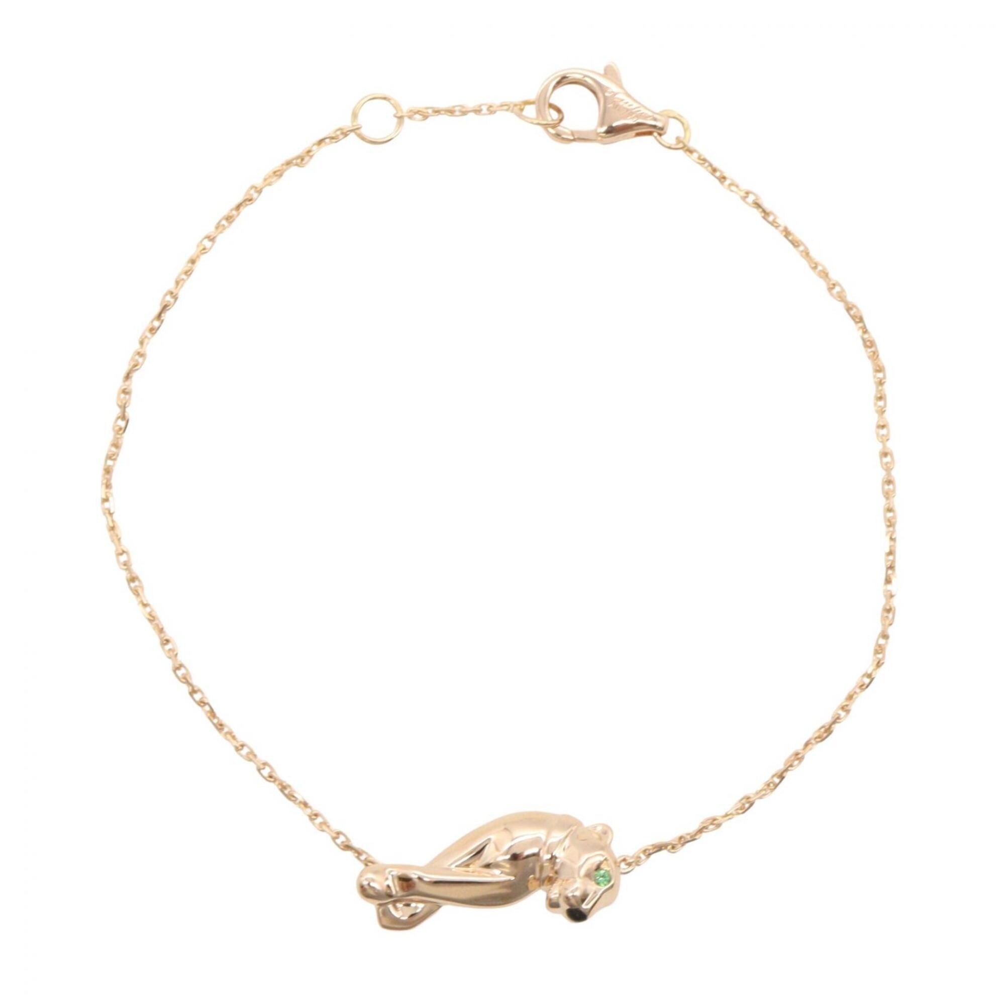Cartier Panthre Tsavorite Onyx Bracelet - 18K Pink Gold (PG) & Women\'s Gold, Black, Green Tones
