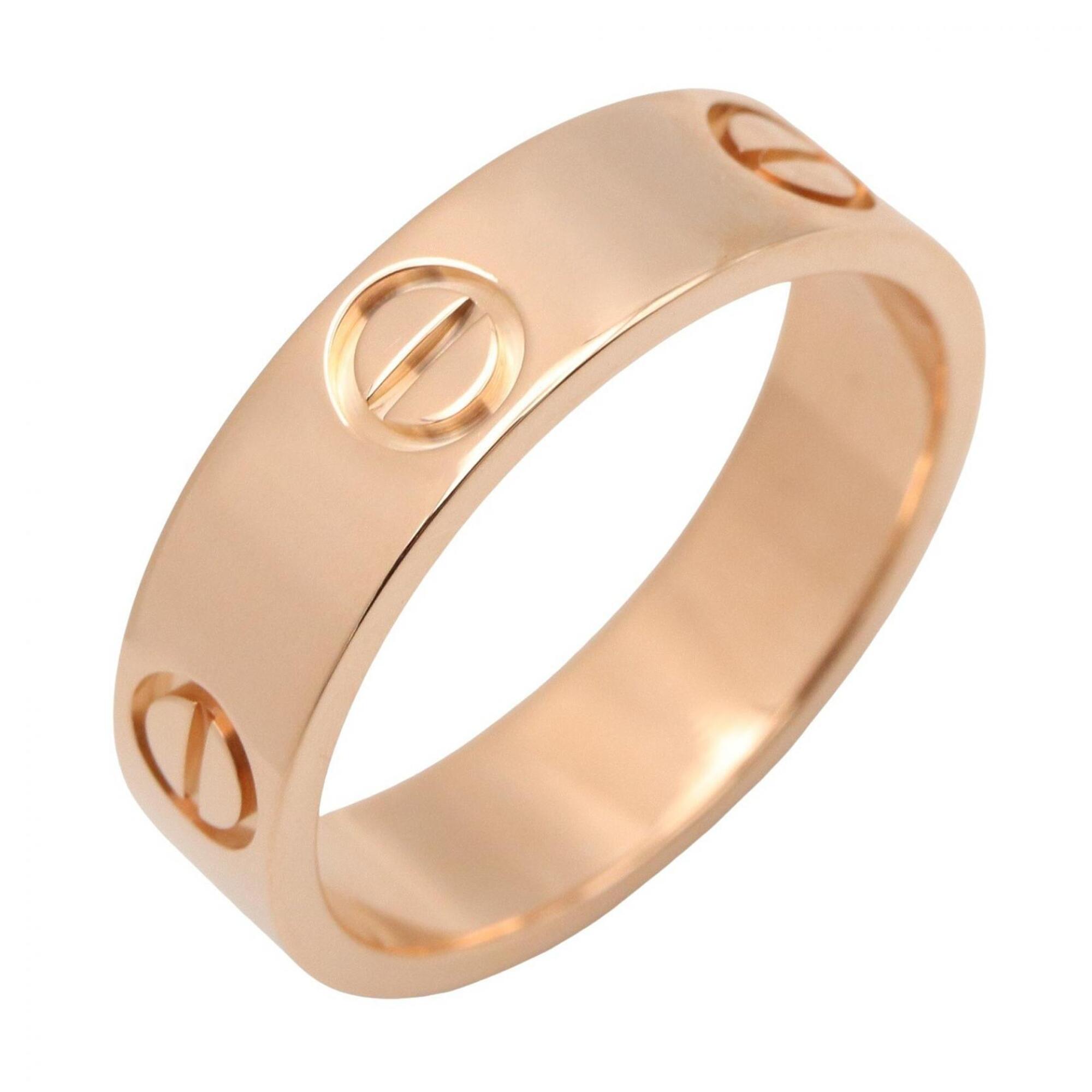 Cartier Love Ring, 18K Pink Gold (PG), Men\'s/Women\'s, Tone, B4084600