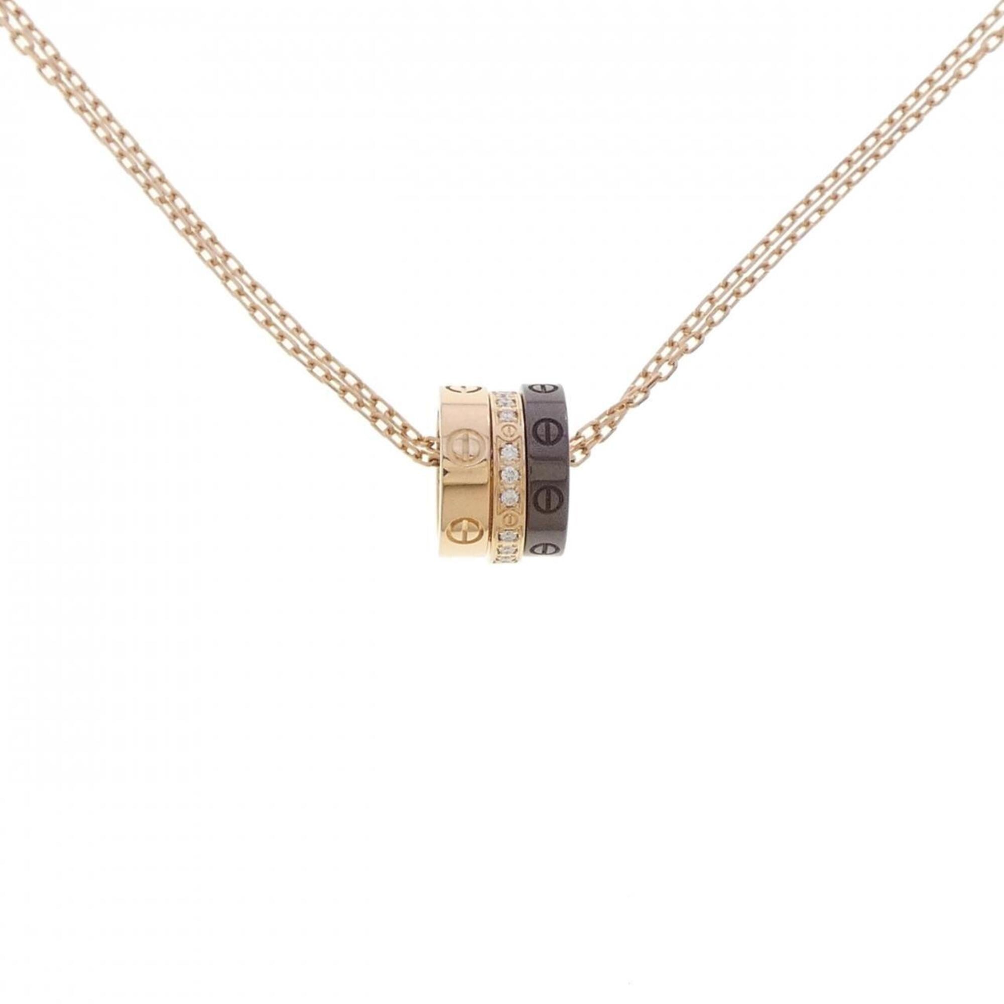 Cartier Love Three Hoop Necklace