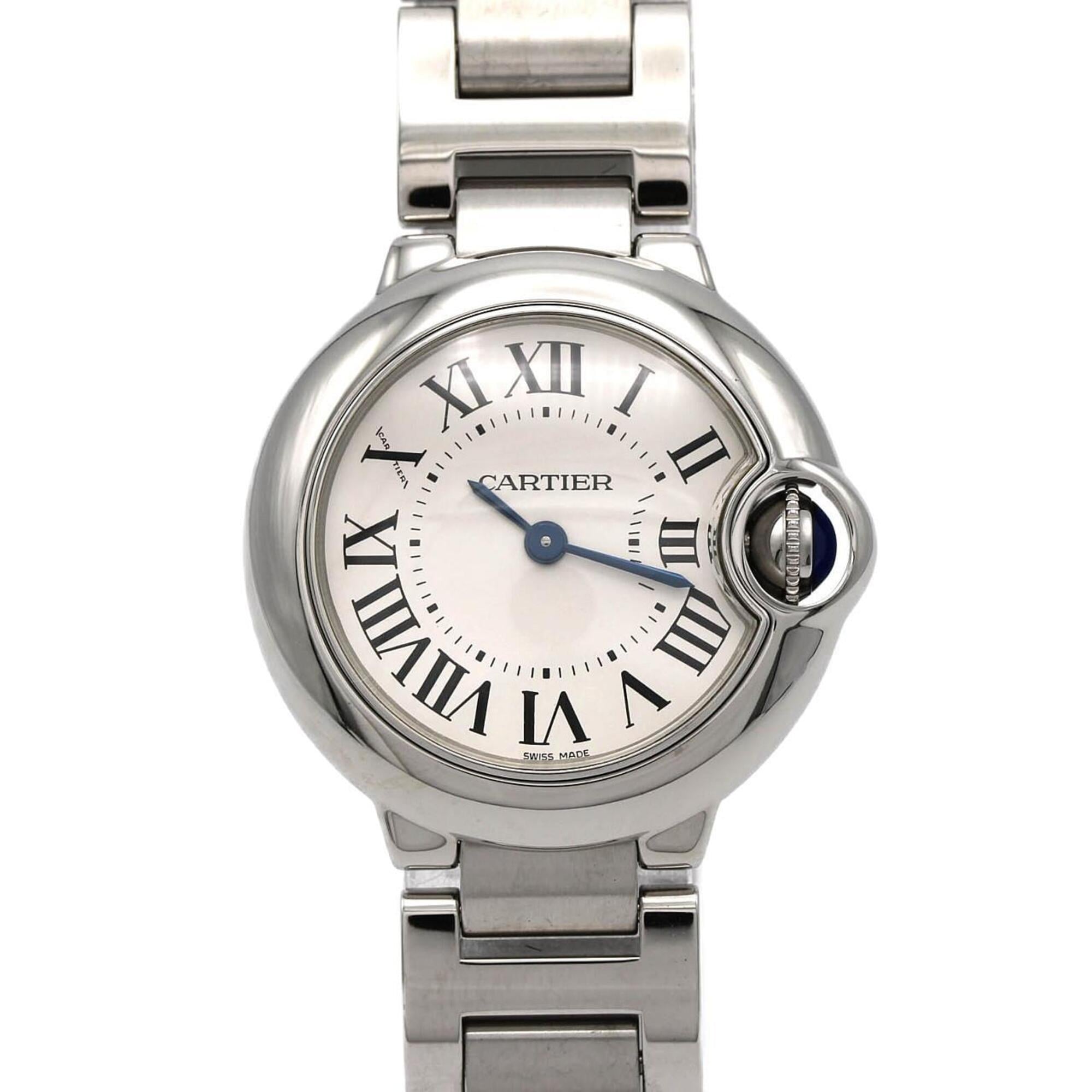 Cartier Ballon Bleu SM W69010Z4 SS Quartz Watch