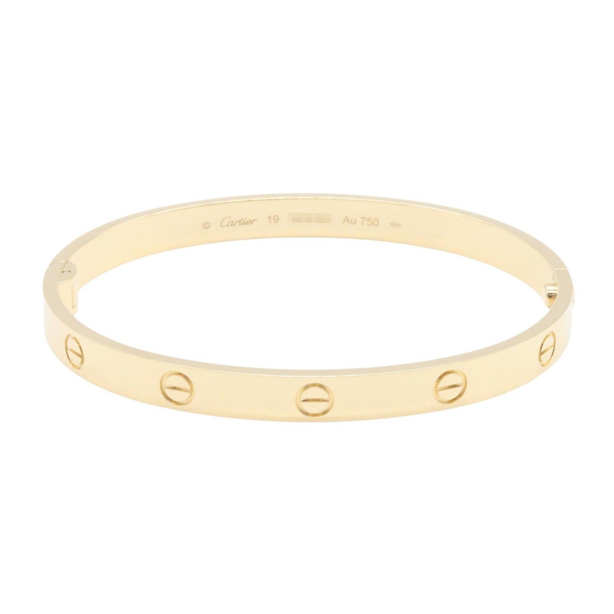 Cartier Love Bracelet, 18K (Yellow Gold), Men\'s/Women\'s, Gold Tone, B6067500