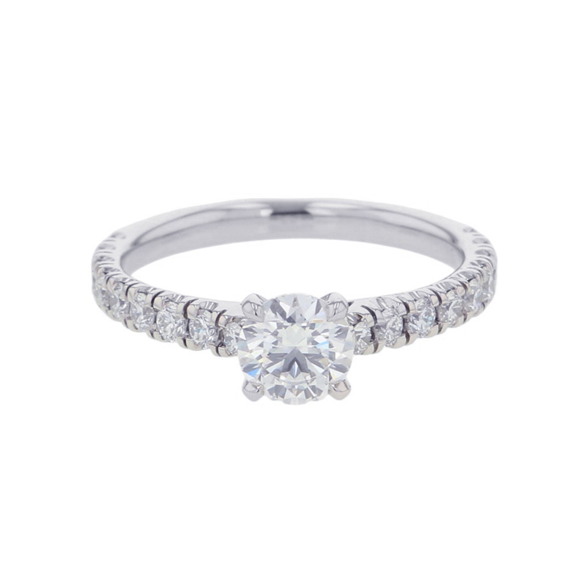 Cartier Etincelle de Solitaire Ring, Diamond Center Stone 0.45ct, Pt950, Size 46, N4744300, Brillian