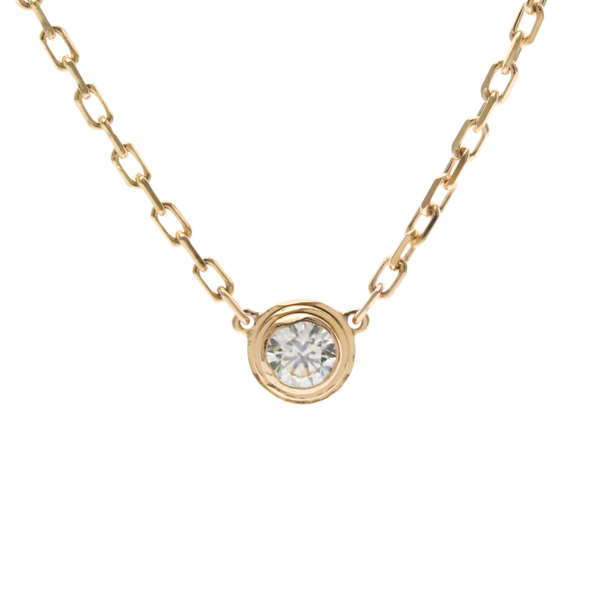 Cartier Damour Necklace SM Pink Gold (18K) Diamond Men,Women Fashion Necklace (Pink Gold)