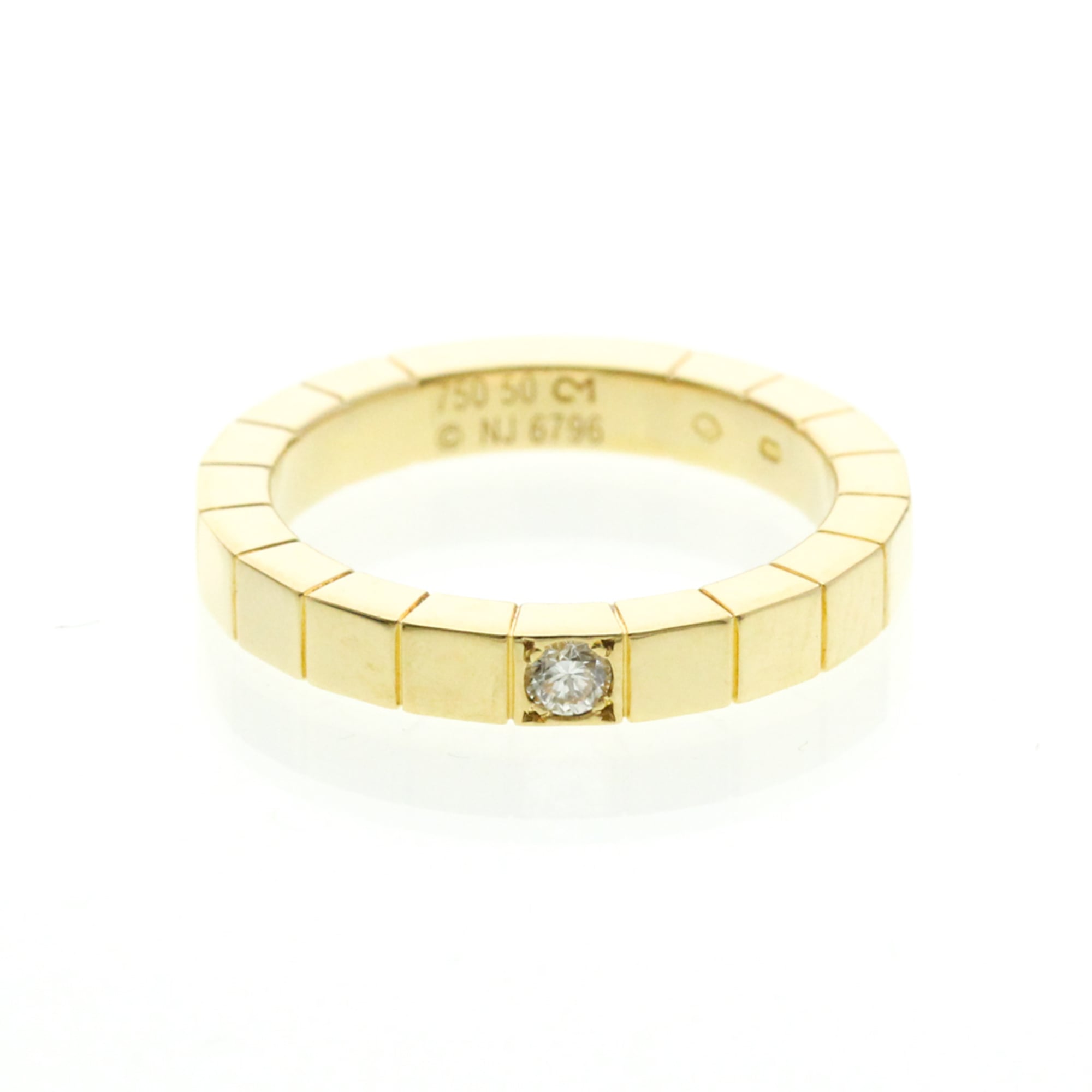 Cartier Lanieres Yellow Gold (18K) Fashion Diamond Band Ring Gold