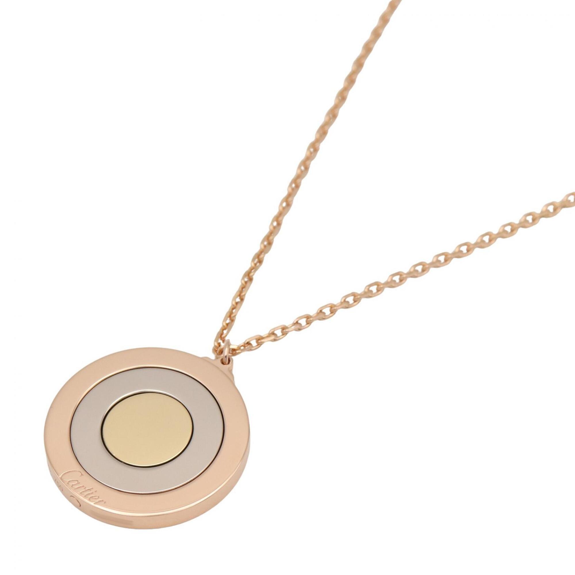 Cartier Round Trinity Necklace - Jewelry Available in 18K (Yellow Gold), 18KWG (White and 18KPG (Pin
