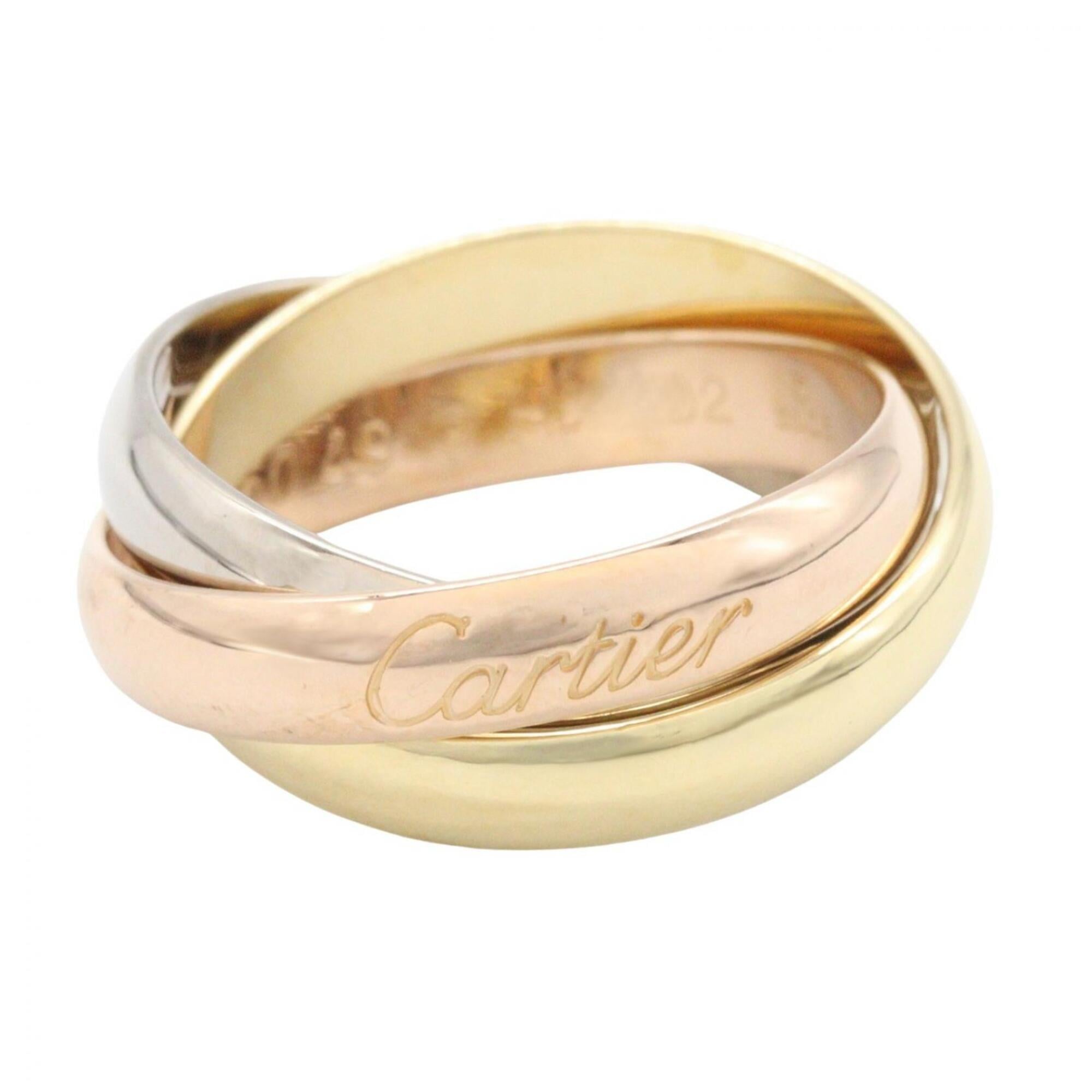 Cartier Trinity Ring Classic - Jewelry 18K (Yellow Gold), 18KWG (White 18KPG (Pink Gold) Women\'s Go