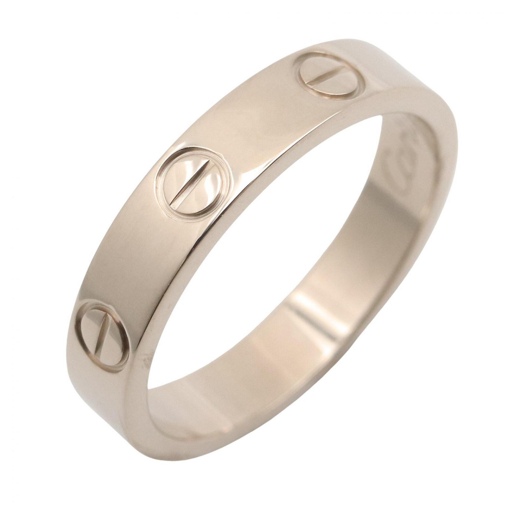 Cartier Mini Love Ring, 18K White Gold (18KWG), Silver Tone, B4049650