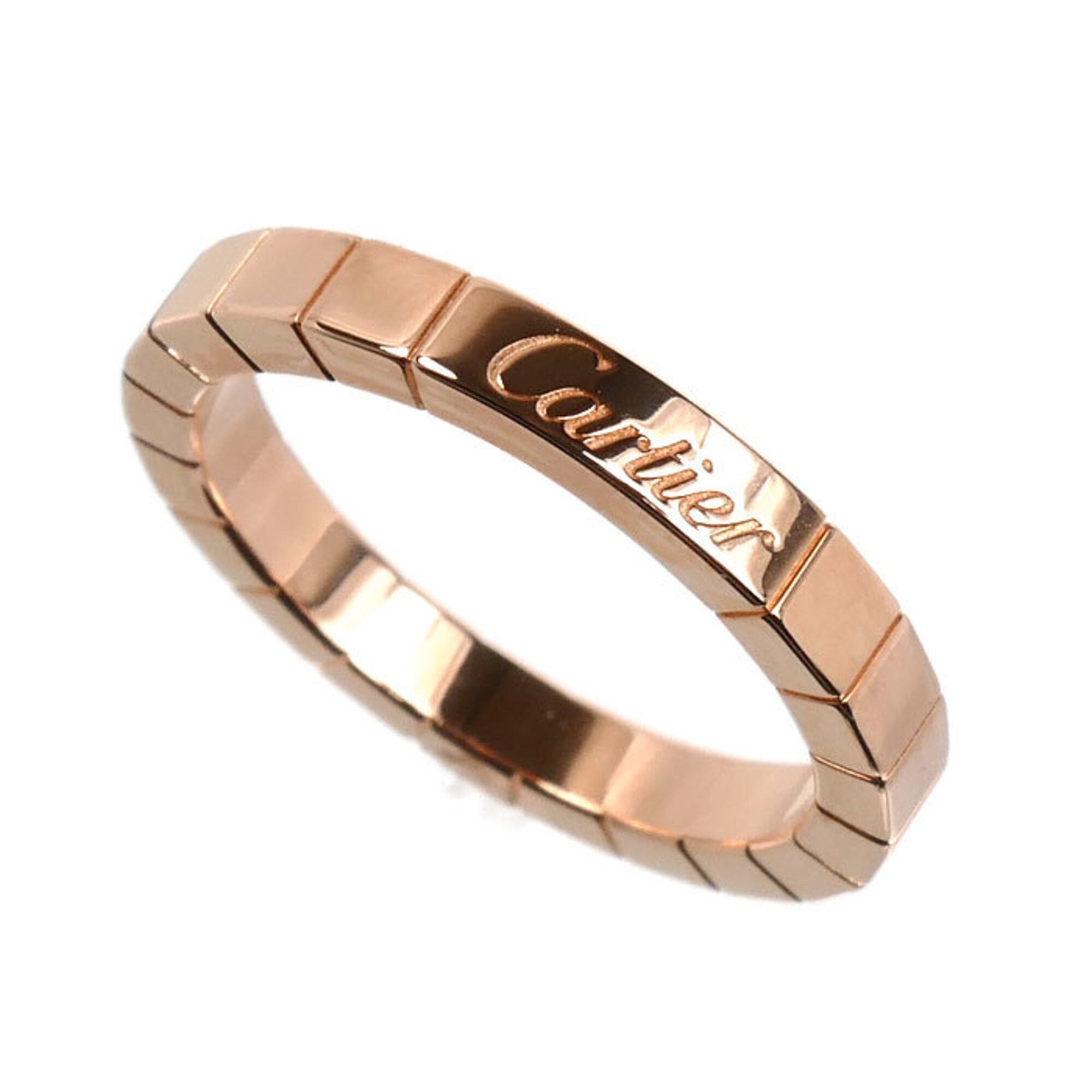 CARTIER Cartier 18KPG Pink Gold Lanieres Ring B4048355 55 6.0g Women\'s