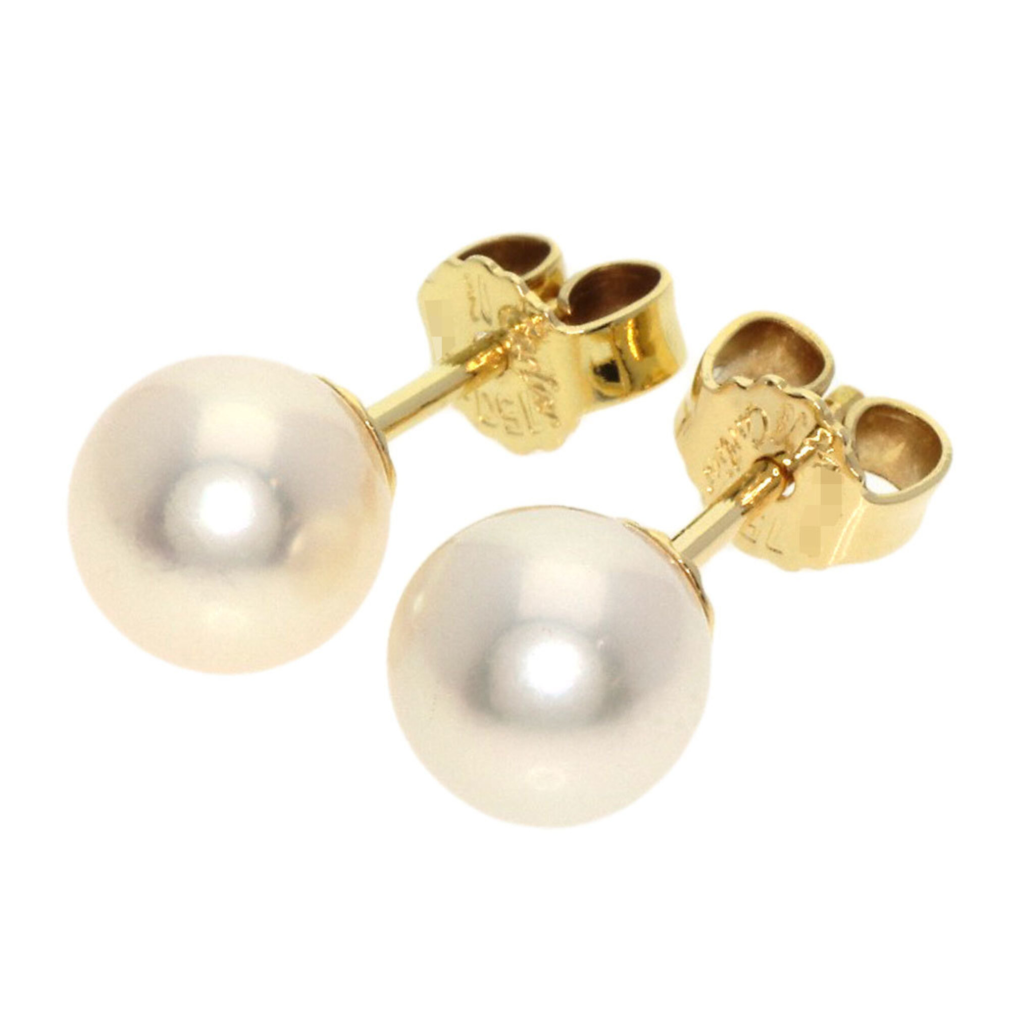 Cartier Pearl Earrings, 18K Yellow Gold, Women\'s.