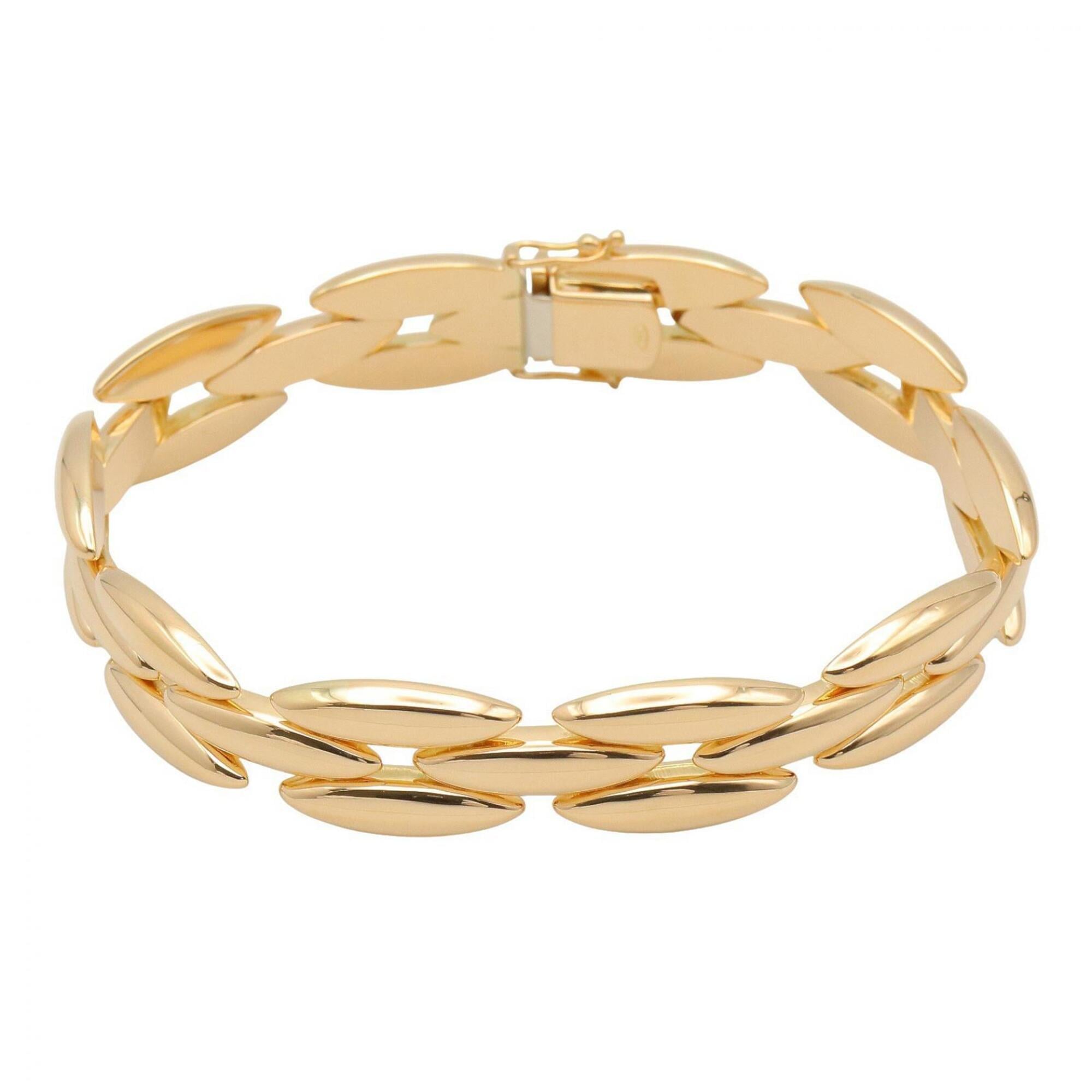 Cartier Jean Chien Bracelet, 18K (Yellow Gold), Men\'s and Women\'s, Gold Tone