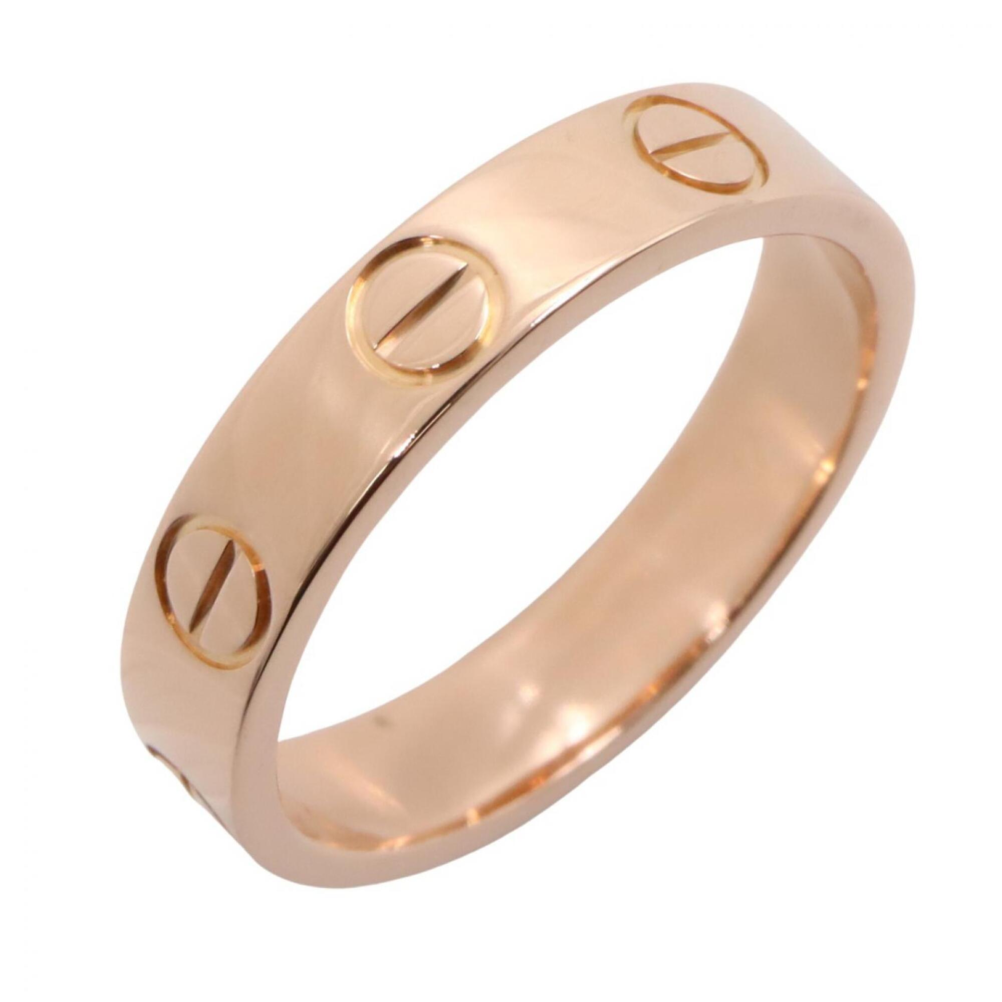 Cartier Mini Love Ring, 18K Pink Gold (PG), Women\'s Tone, B4085247
