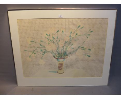 Glynn Boyd Harte (British, 1948-2003), 'Pink Carnations', signed lithograph numbered 39/100, 84cm x 60cm