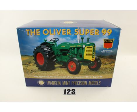 Franklin Mint 1:12 Oliver Super 99 Tractor, in original box, E, box VG