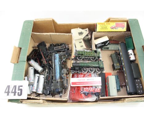 A collection of assorted OO Gauge items by various makers: including kit-built GWR 'condensing' 0-6-0PT on H-D chassis (F-G),