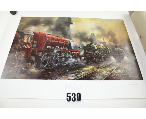 A limited edition Fine Art print 'Giants at Camden' by David Weston: picture size 18" x 28", limited edition 196/500, signed 