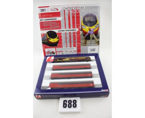 OO Gauge Dapol/Virgin Pendolino set and Lima class 67 train pack: comprising tilting Pendolino 4-car set with power car 'City