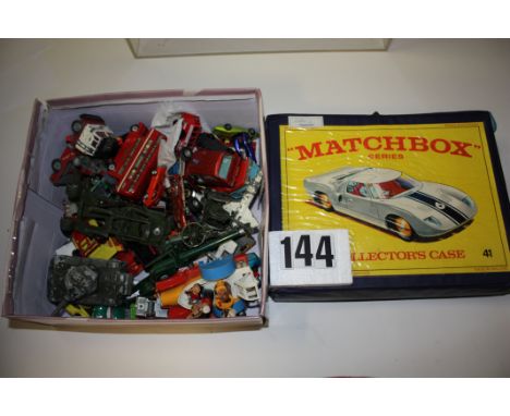 Matchbox Series Collector's Case, containing forty eight Matchbox toys, with a quantity of various diecast including Corgi Po