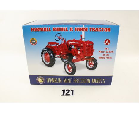 Franklin Mint 1:12 Farmall Model A Farm Tractor, in original box, E, box VG