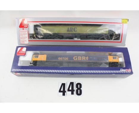 OO Gauge Diesel locomotives by Lima: comprising class 59 103 'Village of Mells' in ARC green/grey livery, together with class