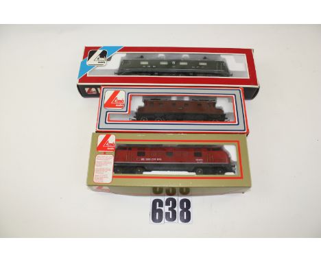 Lima HO Gauge Swiss Diesel and Electric locomotives: comprising 'V200' type diesel 18463 in SBB red livery, 2-Co-1 bonneted e