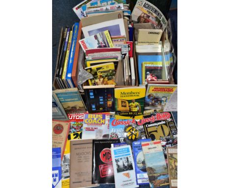 TRANSPORT EPHEMERA, a collection of Transport related Ephemera to include Car and Motorcycle handbooks, a BSA Instruction Man