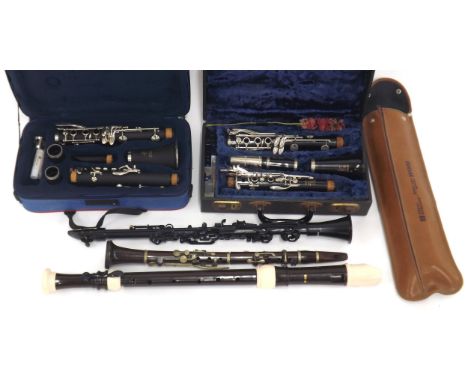 Boosey &amp; Hawkes Regent clarinet,&nbsp;case JP021 clarinet, E. Hirsch &amp; Co Clarinet, in need of restoration, case, Yam