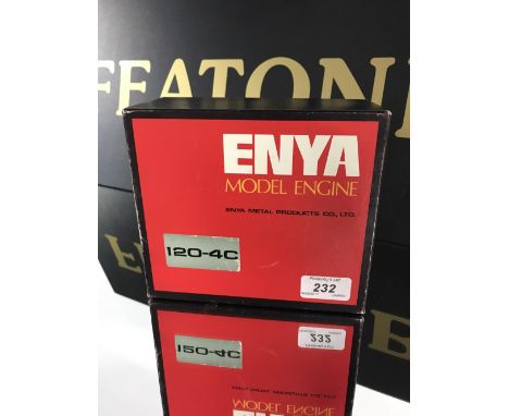 ENYA 120 - 4C MODEL ENGINE MADE IN JAPAN.