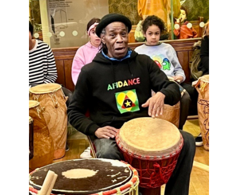 African Drumming Workshop with Norman 'Rubba' Stephenson - A group African drumming workshop with celebrated local artist and