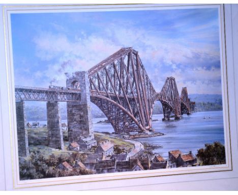 Alan Morran
'Spanning the Forth'
Limited edition print, signed in pencil 252/850, 42 x 56cm (1)