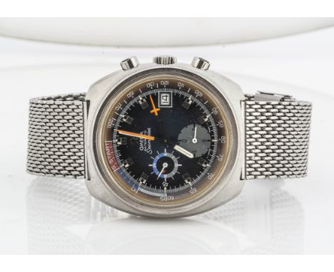 OMEGA, A 1970s Omega Automatic Seamaster Yachting stainless steel wristwatch, 44mm, 35604557, rear cover stamped 076.010, on 