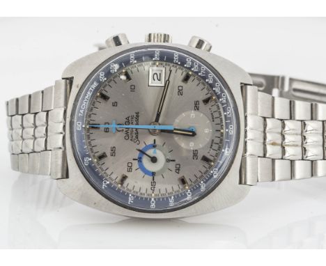 OMEGA, A 1970s Omega Automatic Seamaster "Blue Jedi" stainless steel wristwatch, 38mm, 34244134, rear cover stamped 176.007, 