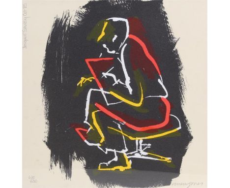 Allen Jones for Designer Saturdays, coloured lithograph (620/650), dated Oct 85 , 26cm x 26cm