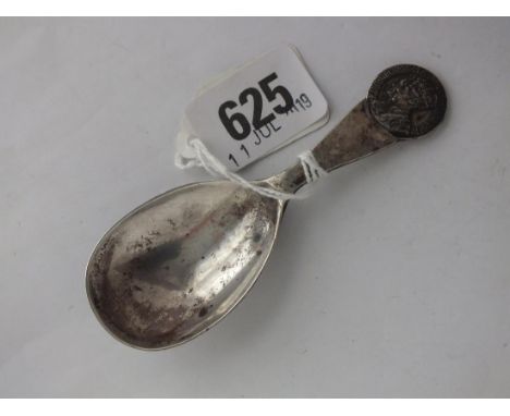 Coronation caddy spoon, B'ham 1936 18g.    