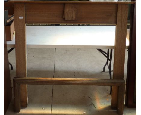Oak fire surround and fender 