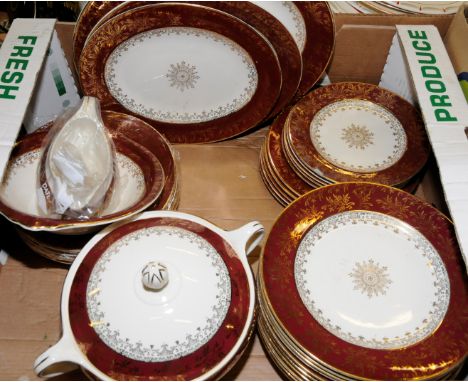 J & G Meakin part dinner service 
