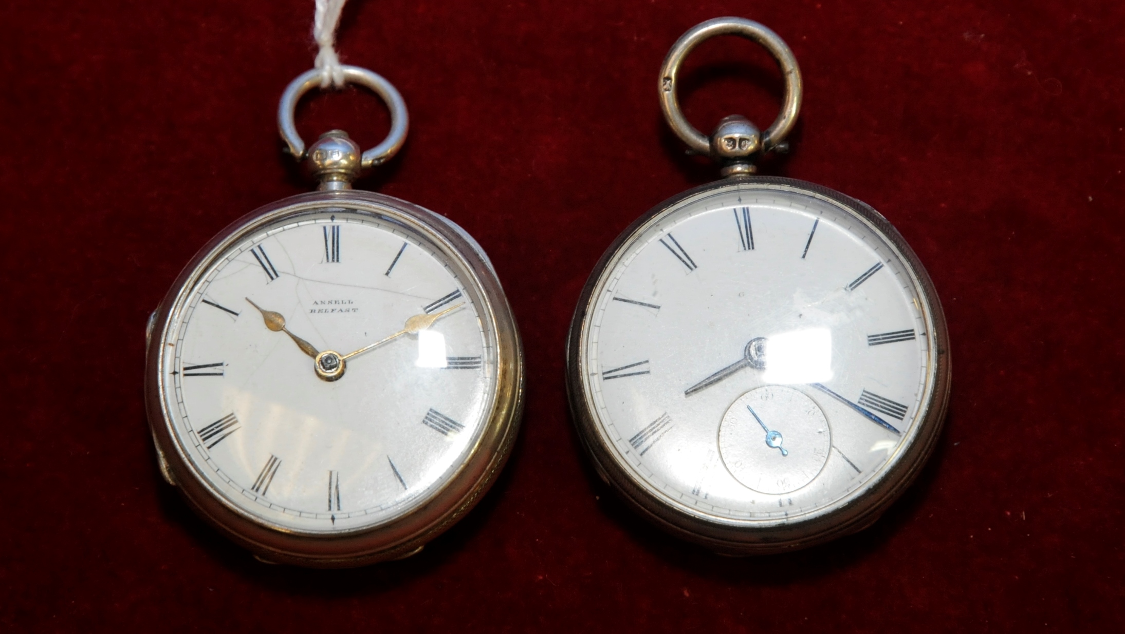 small silver pocket watch