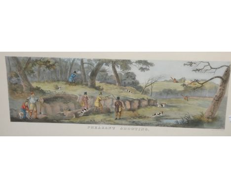 Framed print entitled Pheasant Shooting published by Ackerman 