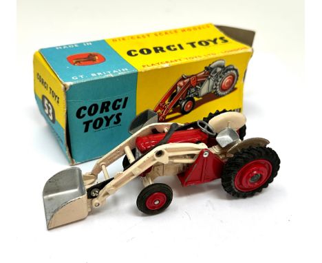 Corgi 53 Massey Ferguson 65 Tractor with Shovel  boxed