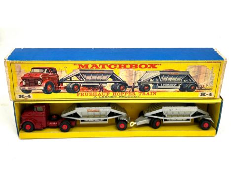 Matchbox Lesney King Size No. K-4 - Fruehauf Hopper Train boxed