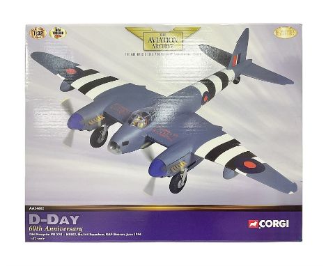 Corgi - Limited Edition Aviation Archive AA34602 1:32 scale D-Day 60th Anniversary DH Mosquito PR XVI-NS502, No. 544 Squadron