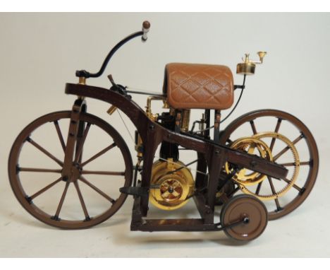 FRANKLIN MINT - 1885 Daimler (First Ever Motor Vehicle), boxed
