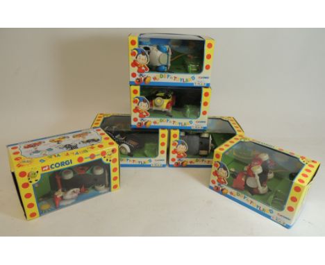 CORGI - Noddy in Toyland boxed toys includes Big Ears, PC Plod and Mr Sparks (6)